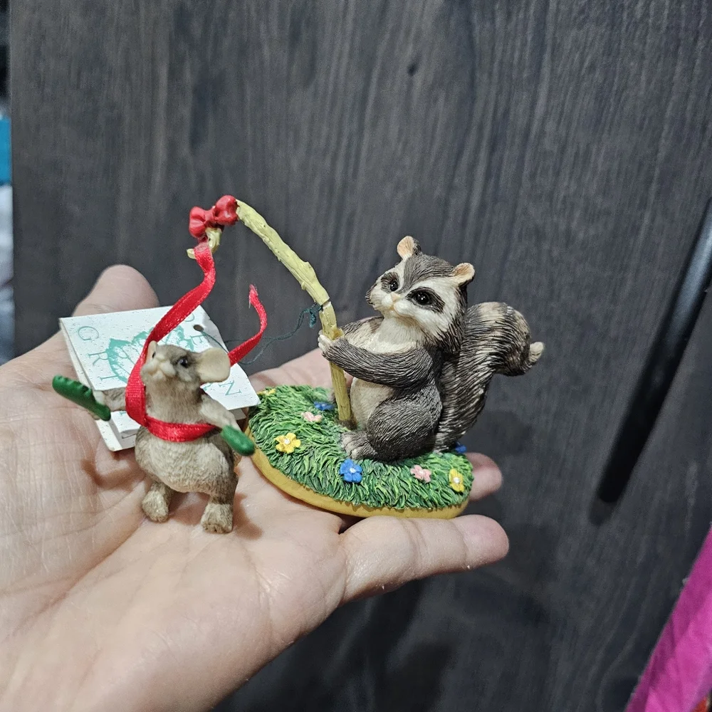 Charming Tails Training Wings Mouse Figure 87/398 Fitz & Floyd READ